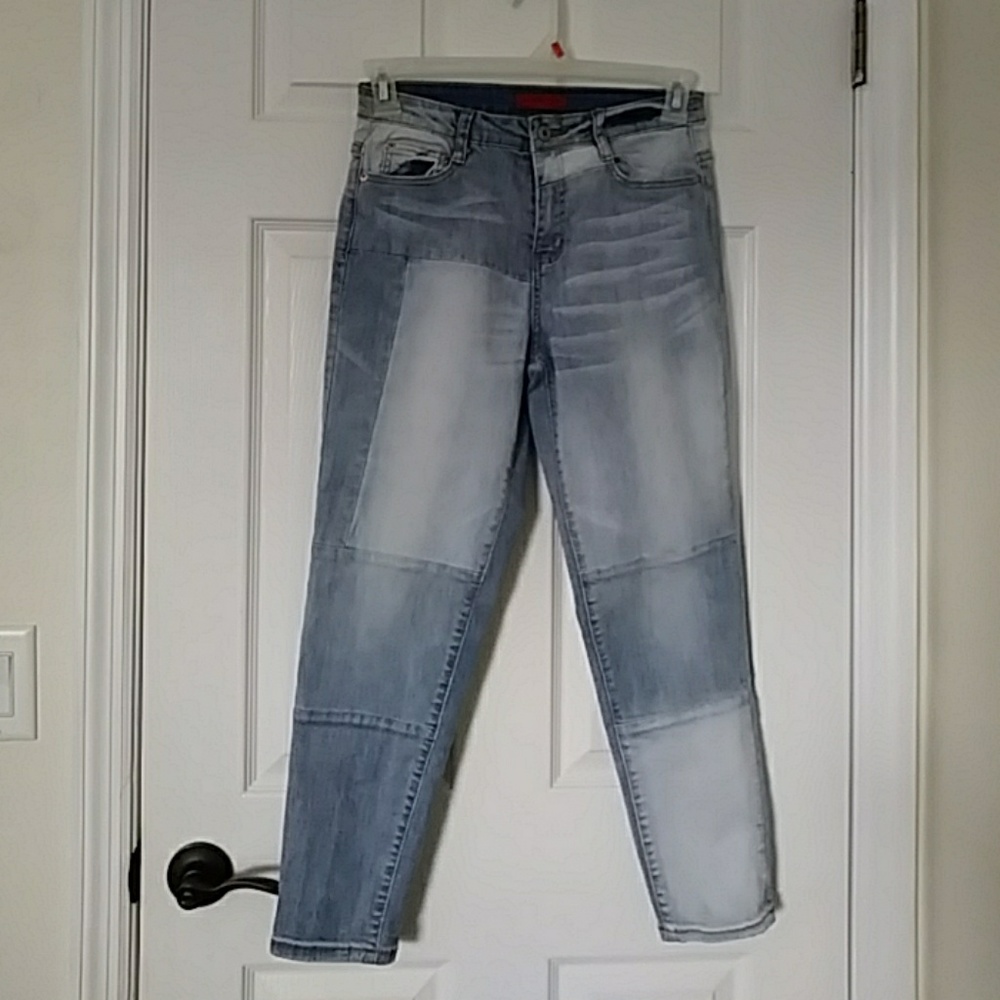 High-waist patch looking jeans Size Med